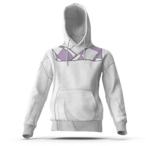 Kie Purple Kimono And White Kappogi Cosplay Hoodie