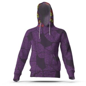 Kokushibo Purple & Black Kimono Cosplay Hoodie