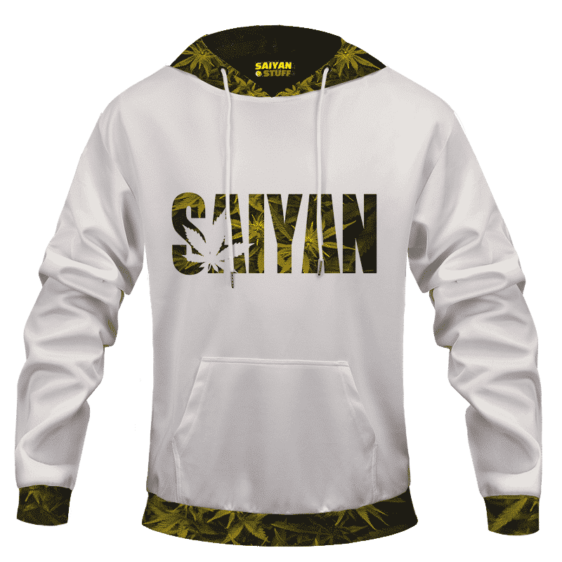 Kush Collective Marijuana Saiyan Logo Awesome 420 Hoodie