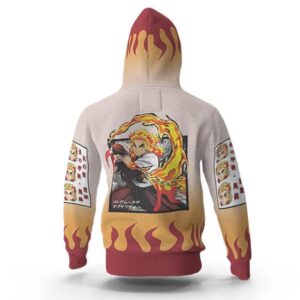 Kyojuro Rengonku Battle Stance Streetwear Hoodie