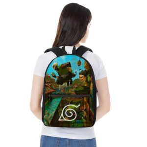 Leaf Village Kakashi & Might Guy Painting Awesome Backpack