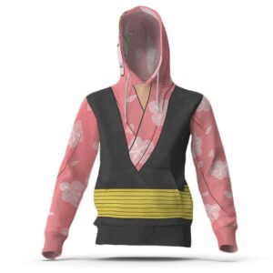 Makomo Yukata And Haori Cosplay Hooded Sweatshirt