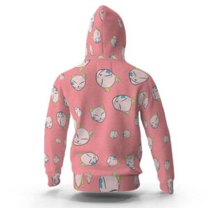 Makomo's Fox Face Mask Pattern Hooded Sweatshirt