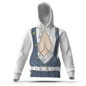 Mitsuri Kanroji Seductive Unbuttoned Outfit Hoodie