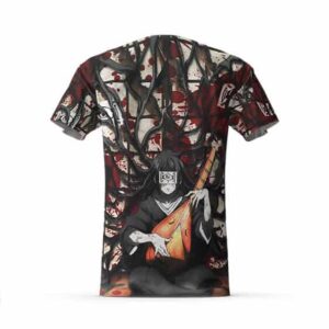 Nakime Biwa Blood Art Demon Slayer Dope Shirt