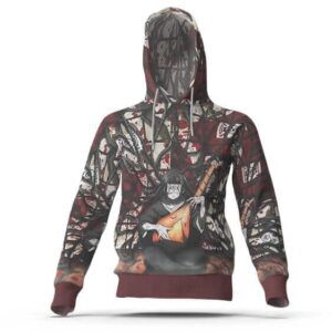 Nakime Infinity Castle Demon Art Pullover Hoodie