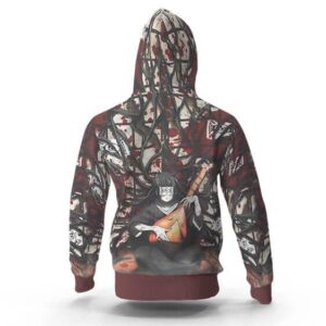 Nakime Infinity Castle Demon Art Pullover Hoodie