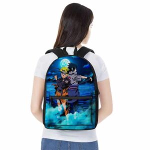 Naruto Uzumaki And Sasuke Uchiha Classic Art Backpack Bag