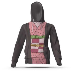 Nezuko Kamado Outfit Demon Slayer Deuteragonist Hoodie