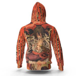 Obanai Iguro Serpent Pillar Art Hooded Sweatshirt