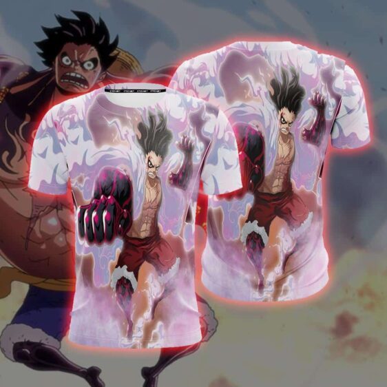 One Piece Anime Straw Hat Luffy Gear Fourth Boundman T-Shirt