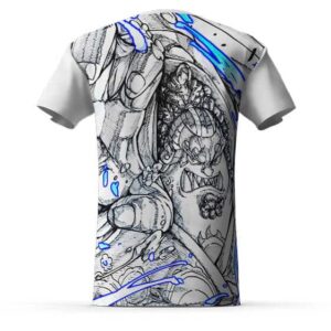 One Piece Jinbe Fishman Karate Manga Style Tees