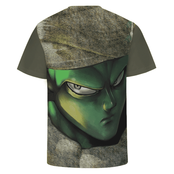 Piccolo Covered in Marijuana Dark Green 420 Kush T-shirt