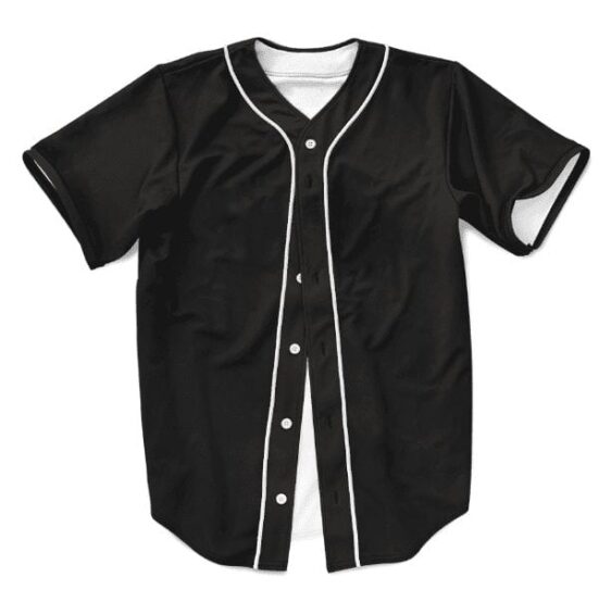 DBZ Demon Mark Majin Symbol Cool Black Baseball Jersey