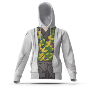 Sabito Kimono And Haori Costume Hooded Sweatshirt