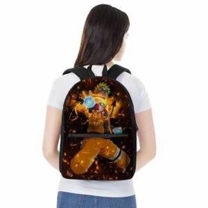 Sage Mode Naruto Uzumaki Rasengan Art Cool Backpack Bag