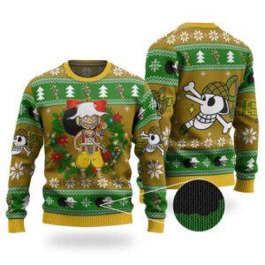 Straw Hat Sniper Usopp Ugly Christmas Sweatshirt