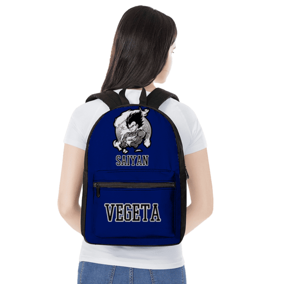 Super Saiyan Vegeta Awesome Dragon Ball Z Blue Backpack