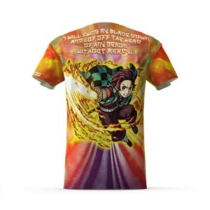 Tanjiro Kamado Radiant Color Graphic T-Shirt