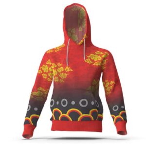 Tanjuro Kagura Outfit Pattern Hooded Sweatshirt