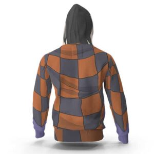 Tanjuro Kamado Checkered Haori Costume Hoodie