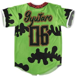 Team Junikizuki Gyutaro Demon Slayer MLB Shirt Mockup