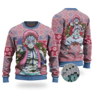 Third Upper-Rank Demon Akaza Ugly Xmas Sweater