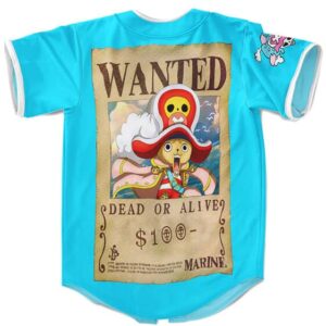 Tony Tony Chopper Logo And Wanted Poster Baseball Jersey