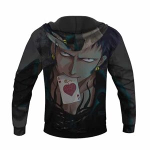 Trafalgar Law Devil Fruit Card Art Badass One Piece Hoodie