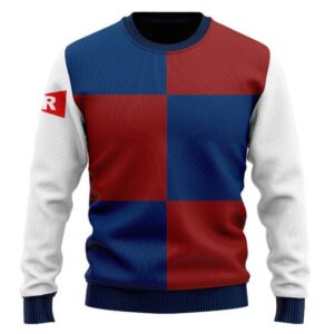 DBZ Android 21 Red Ribbon Army Uniform Wool Sweater