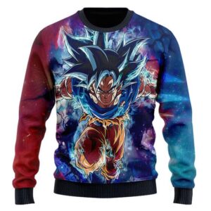 Dragon Ball Z Son Goku Ultra Instinct Form Wool Sweater