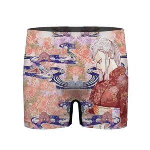 Amane Ubuyashiki Flower Garden Art Boxer Shorts