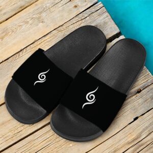 Anbu Black Ops Logo Minimalist Black Slide Sandals