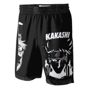 Awesome Hatake Kakashi Copy Ninja Jersey Shorts