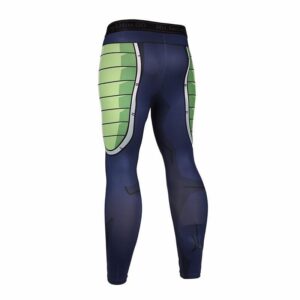 Bardock Armor Green Black Waist Fitness Gym Compression Leggings Pants - Saiyan Stuff - 2