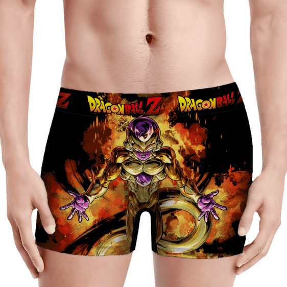 DBZ Golden Frieza Cool Pose Orange Aura Men's Brief