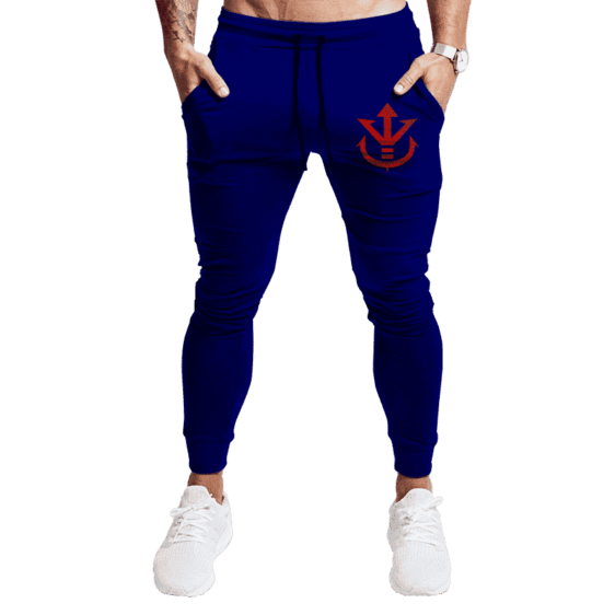 DBZ Minimalist Saiyan Royal Family Symbol Navy Blue Jogger Pants