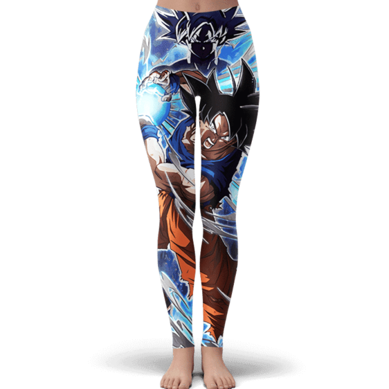 DBZ Son Goku Kamehameha Ultra Instinct Dope Yoga Pants