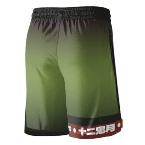 Demon Slayer Gyutaro Adidas 12 Kizuki NBA Shorts