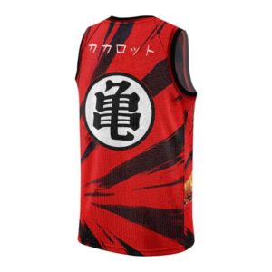 Dope Dragon Ball Z Goku Black and Red Bball Jersey
