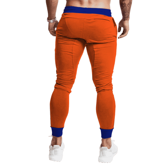 Dragon Ball Goku 's Kanji Symbol Orange Blue Fantastic Sweatpants