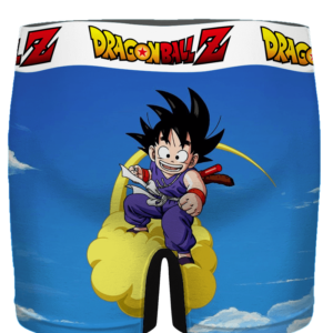 Dragon Ball Kid Goku Flying Nimbus Blue Men's Boxer