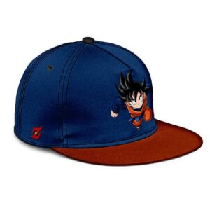 Dragon Ball Kid Goten Awesome Blue Red Snapback Hat