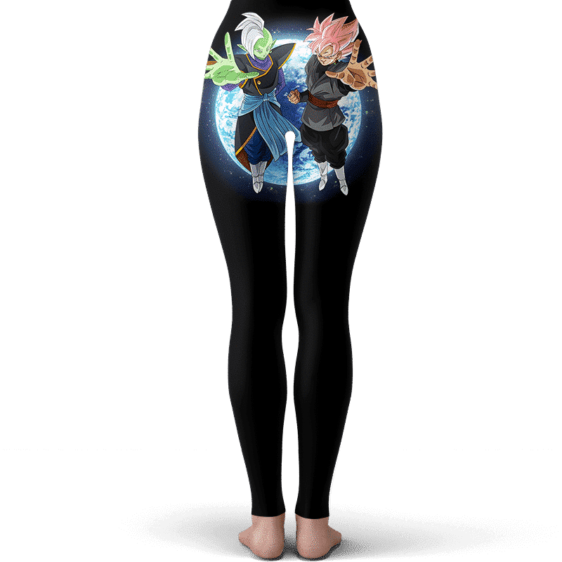 Dragon Ball Super Zamasu Goku Black Saiyan Rose Black Leggings