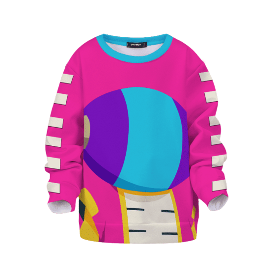 Dragon Ball Super Zeno Symbol Art Pink Kids Sweatshirt