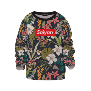 Dragon Ball Supreme Saiyan Breezy Floral Kids Sweatshirt