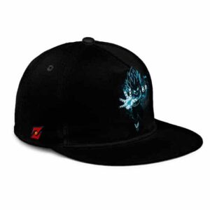 Dragon Ball Vegeta Silhouette SSGSS Minimalist Black Snapback Hat