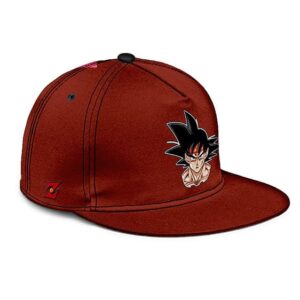 Dragon Ball Z Bardock Minimalist Red Dope Snapback Hat