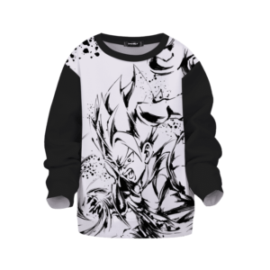Dragon Ball Z Gogeta Artistic Anime Line Art Awesome Kids Sweatshirt