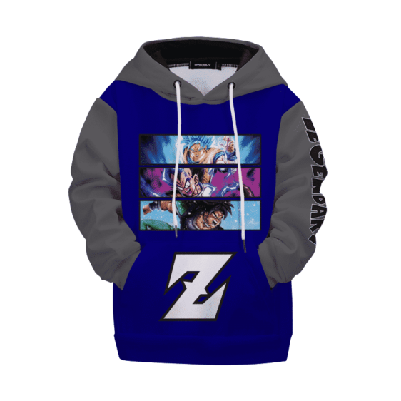 Dragon Ball Z Goku Vegeta VS Broly Dope Kids Hoodie